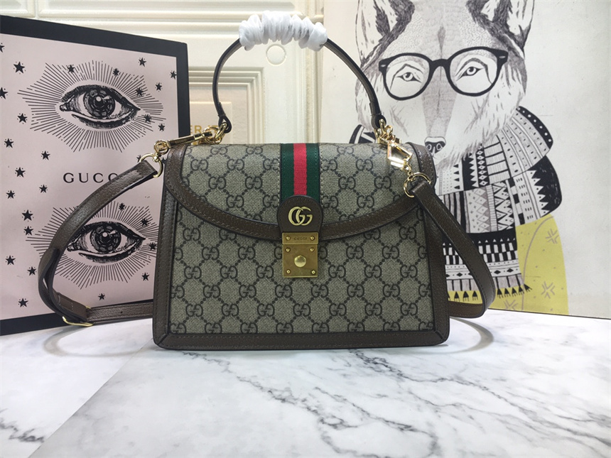 

GUCCI New-Crossbody Bags for Women Luxury Handbags Designer Bolsa Feminina GG Scarf Shoulder Bag Ladies Sac Main Leather Purses, Black