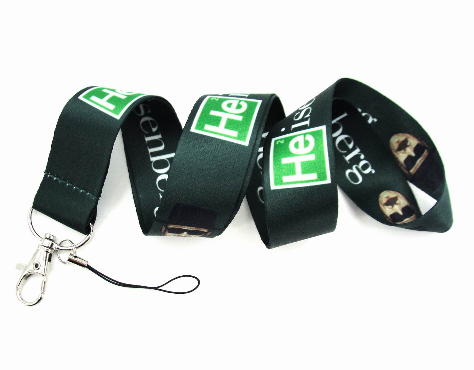 

New small Wholesale 10pcs Popular Heisenberg Mobile phone Lanyard Key Chains Pendant Party Gift Favors #0040