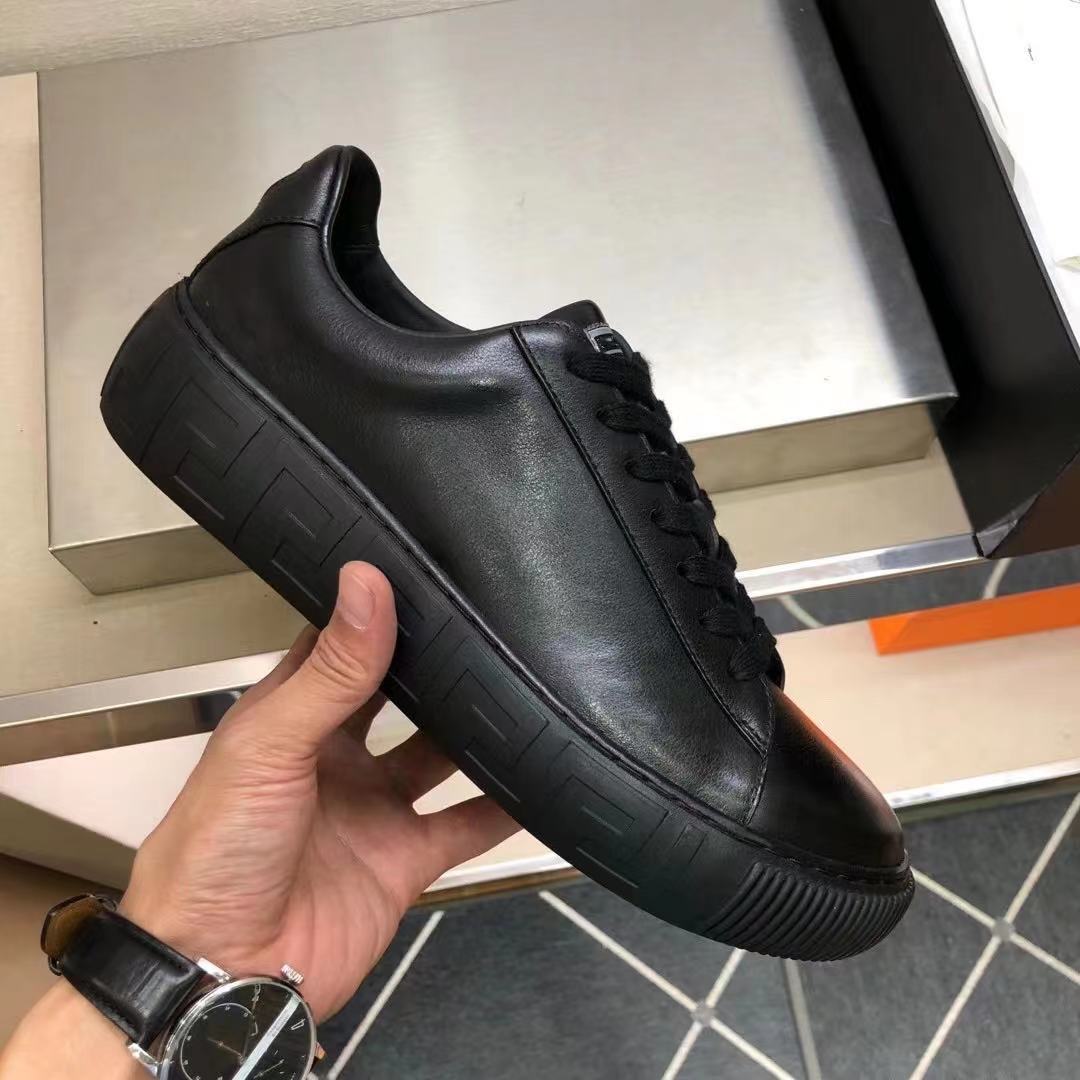 

RhytonDesigner Shoes Men PRAX 01 Sneakers Real Leather Platform Flat Trainers Cloth Lace-up Runner Breathable Canvas Shoe Rubber sole 276, White