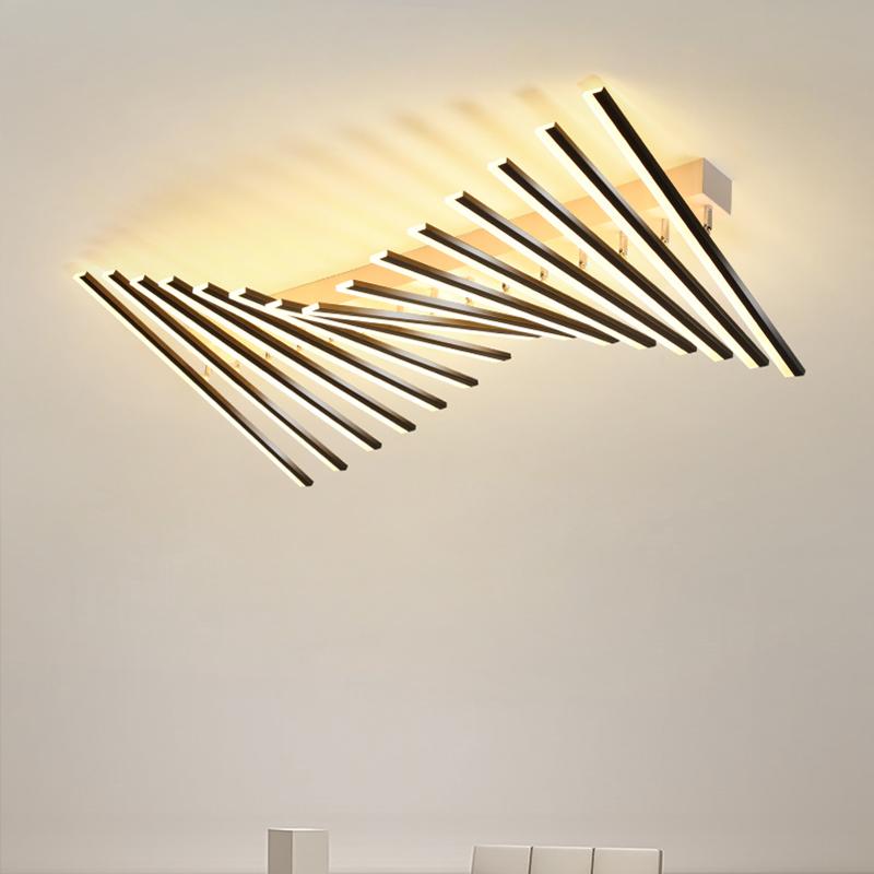 

Ceiling Lights Modern Nordic Creative LED Light Black / Gold Acrylic Rotatable Panel Lamp For Dining Living Room Bedroom Office Kitchen