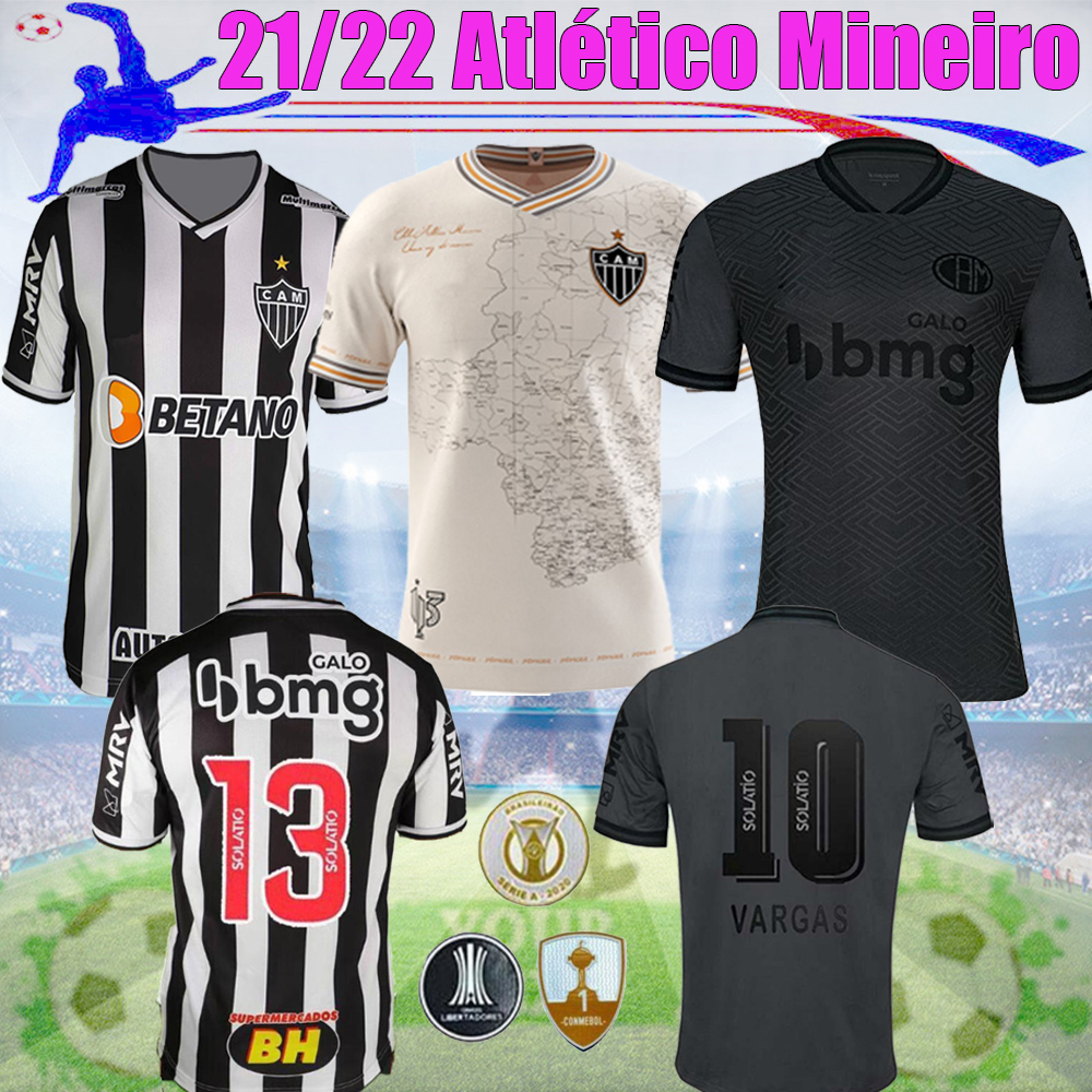 

2021 2022 top quality 113 Atletico Mineiro soccer jersey 21/22 SASHA VARGAS M.ZARACHO football jerseys ELIAS GUGA KENO D.TARDELLI MARQUINHOS Match uniform, 21/22 home