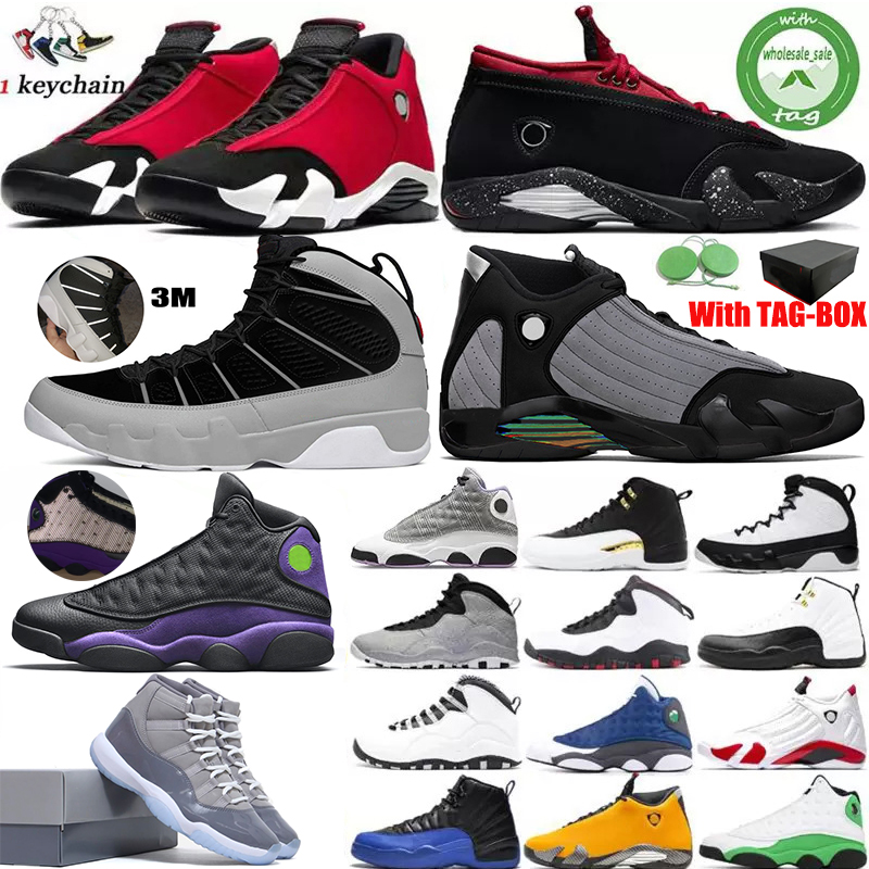 

Jupman Gym Chile Red 9 Mens Basketball Shoes Thunder UNC 12s Black Taxi 11s Cherry Cool Grey OG Space Jam Particle 9s Fire Court Purple 14s Denim Sneakers With Box, 9 particle grey 40-47