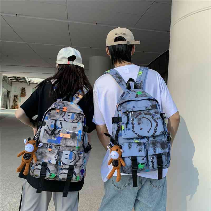 

Schoolbag men's Korean version Harajuku capacity junior high school students, Paragraph 1