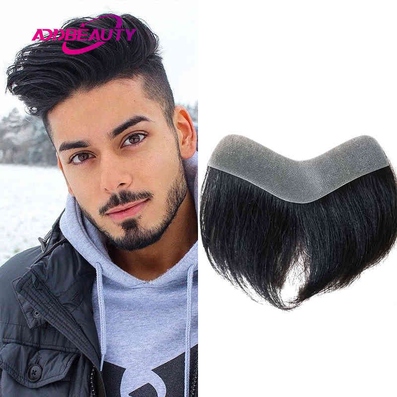 

Hu Indian wig, hu hair system, natural color, vloop Pu, 0.05-0.14 cm, 2.5cmx16cm
