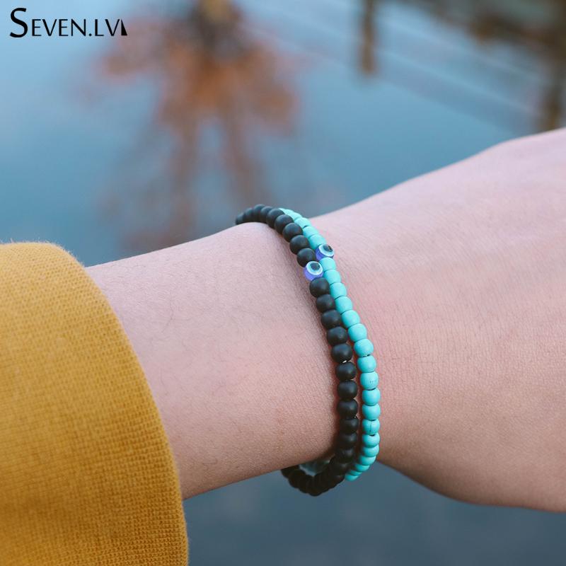 

4mm natural stone Charm Bracelet Tibetan Buddhism elastic Beaded Bracelet Fashion Jewelry Yoga for women and men wholesale