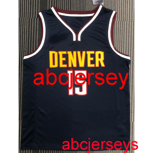 

Men' 15# Jokic dark blue basketball jersey -XXL Vest