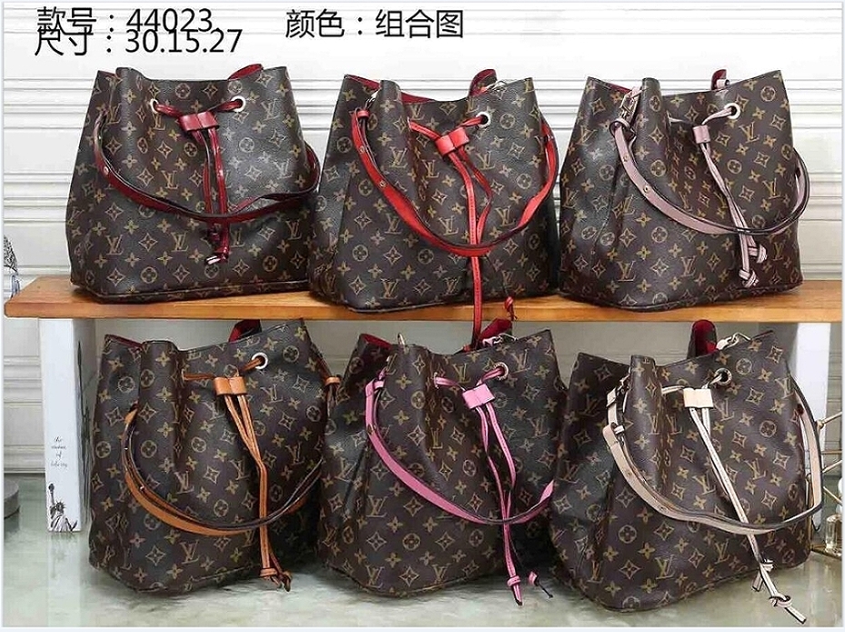 

1-301 esigner Famous handbags NEONOE shoulder bags Noé leather bucket bags women flower printing crossbody bag purse GGLVLouisVitton YSLVUTTON, Red
