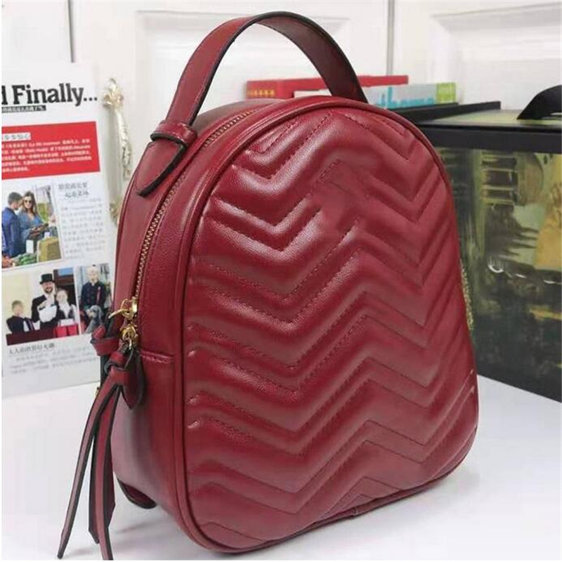 

2022 Fashion Designer Bags Backpack Genuine Leather Large Women Shoulder Bag Women's Handbag Mini Backpacks Lady Messenger, White