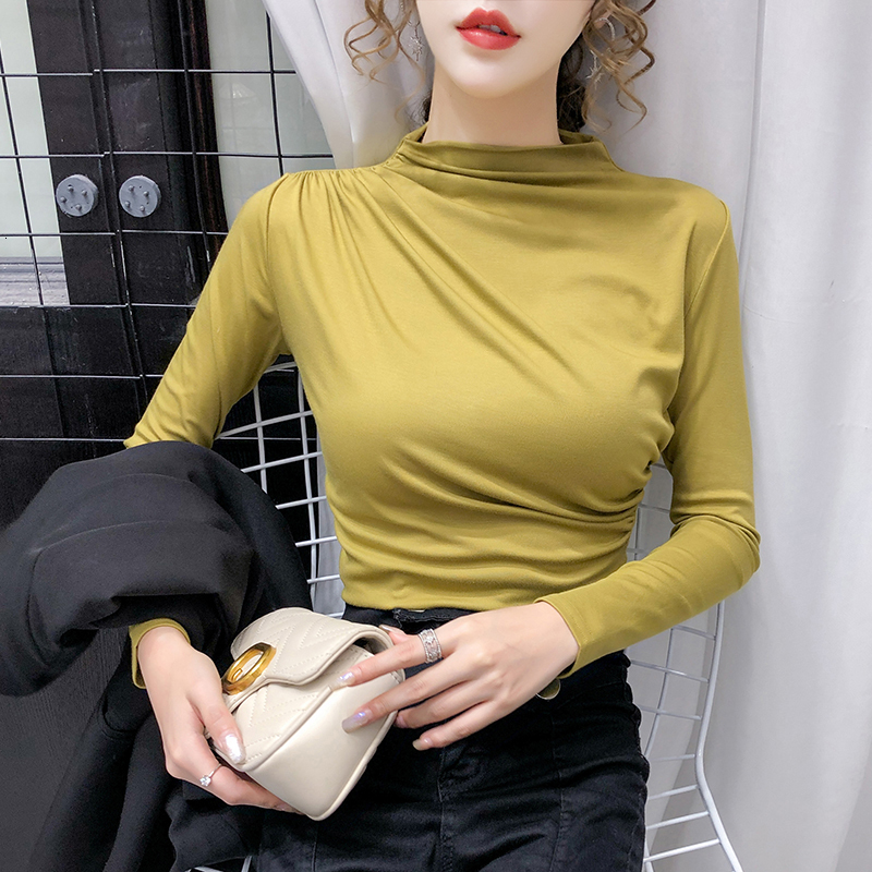 

2021 New Sweater Winter Clothes Turtleneck Long Sleeve Woman Sweaters Fall White Korean Fashion Vintage Pullover Harajuku Knit Top Lm0a