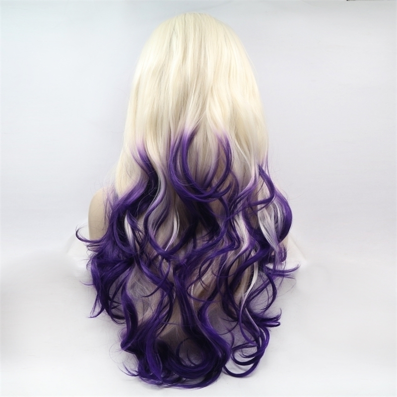 

gradient wig front Chemical lace chemical fiber high temperature silk hand weaving semi machine2, Red