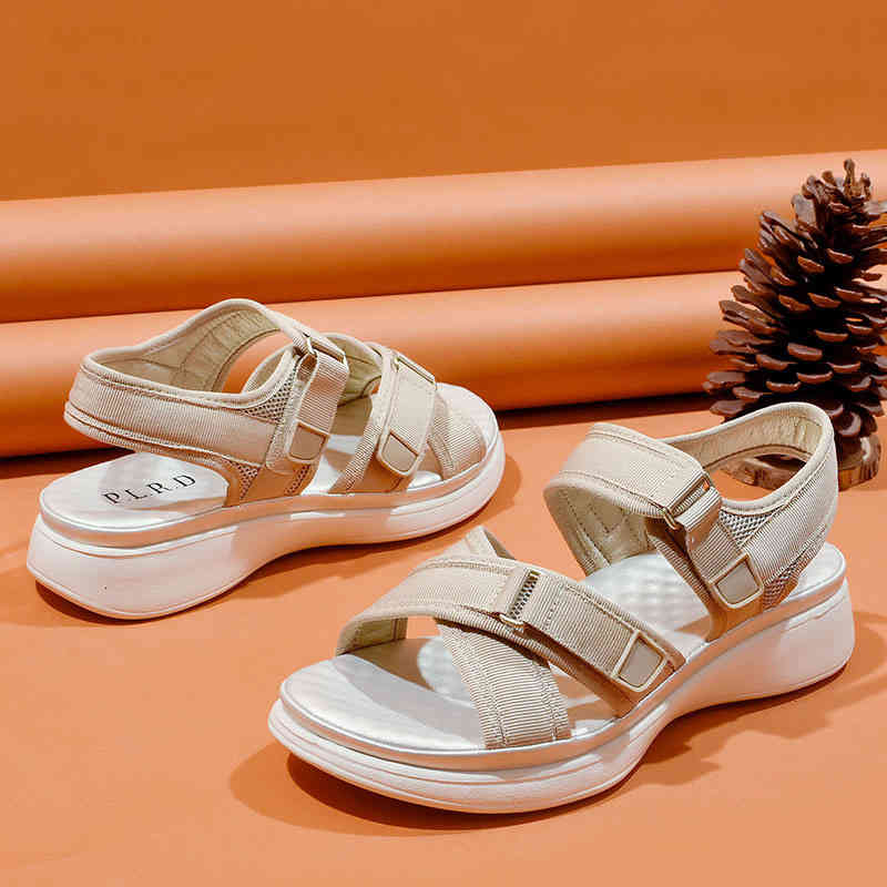

sandals platforms heels ladies summer gladiator women shoes woman fashion casual wedges sandal luxury 2y1p, Black