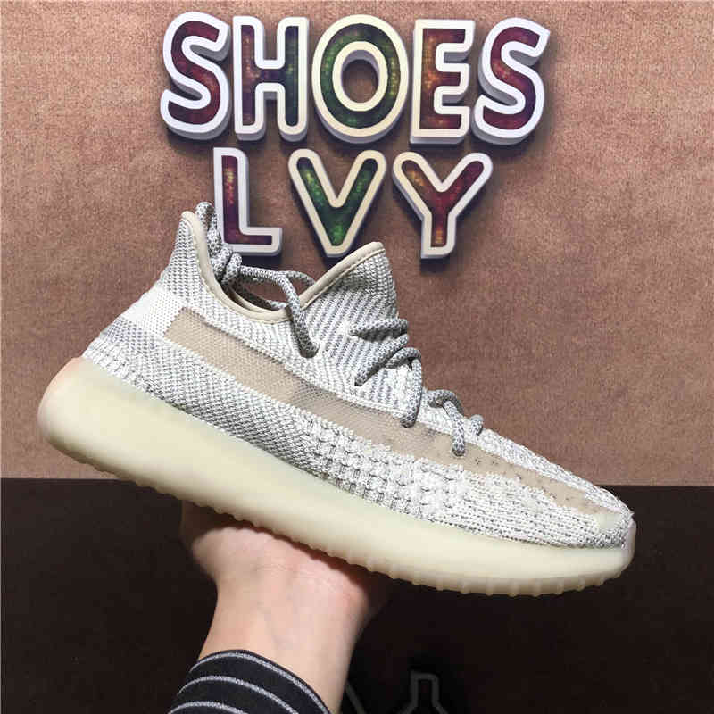 Men de qualité supérieure Femmes boost chaussures de course Perle Stone Tail Light Cinder 3M Mesh réflectif statique Breathable Mens Womens Train