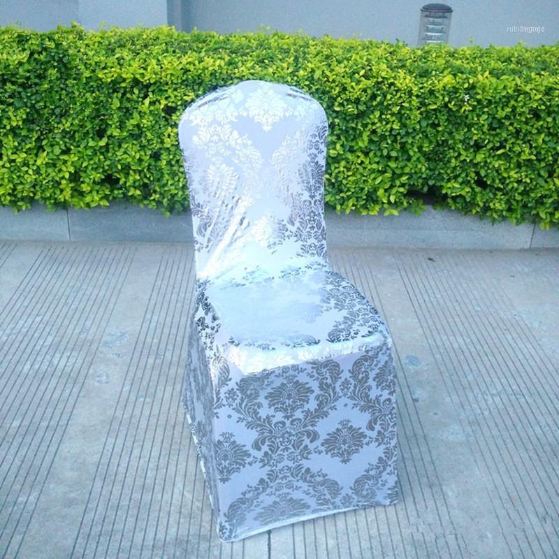 

Chair Covers European Style Golden Sliver Color Dinning Room Cover Spandex Wedding Feast Seat Kitchen Slipcover Housse De Chaise1
