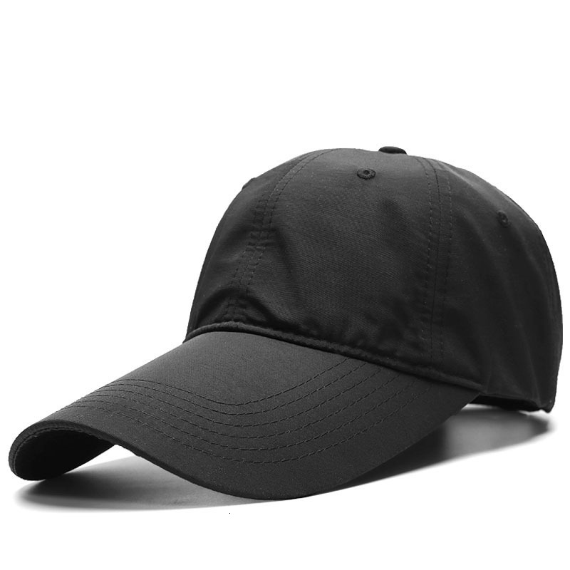 

2021 New Eleven Centimetres Long Visor Big Causal Peak Dried Hats Quickly Catch Man Hat Plus Baseball Cap Size 55-60cm 60-65cm Bxbh, Cotton white