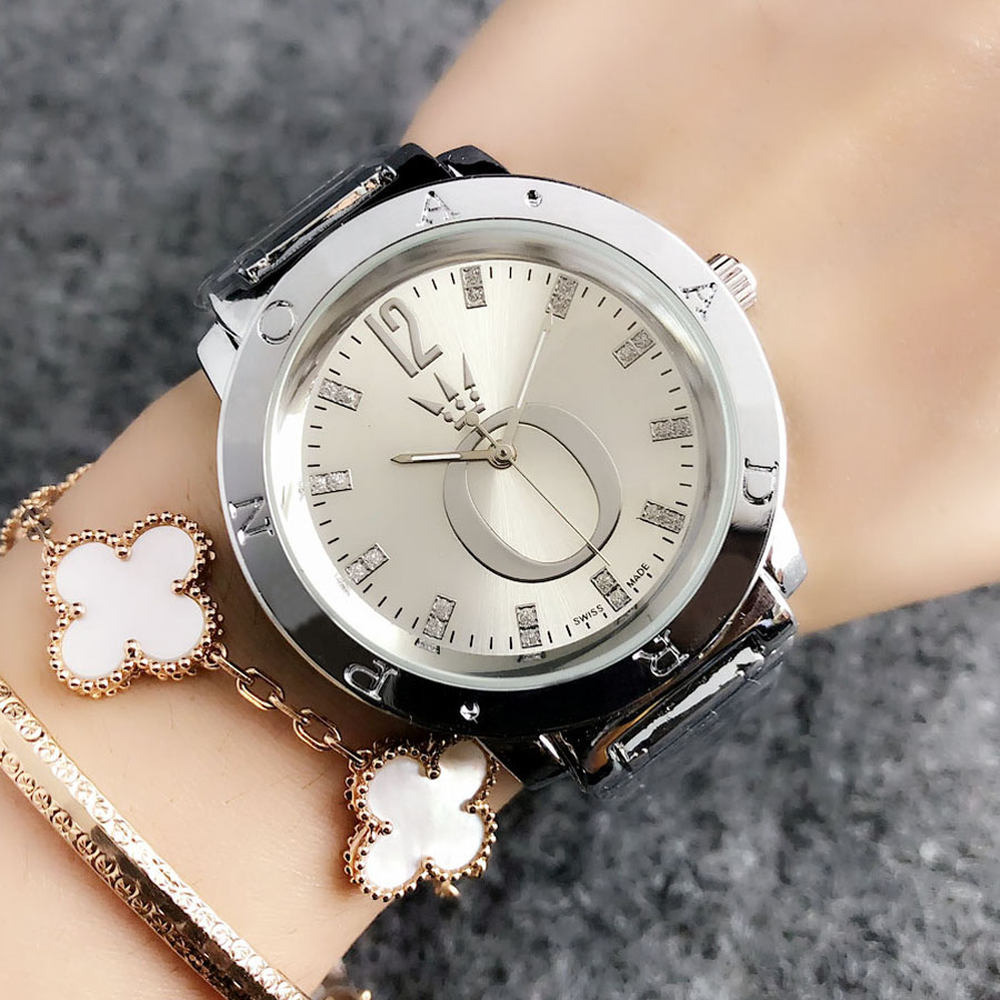 

Fashion Brand Watch Women Lady Girls crystal style steel metal band Quartz Wrist Watches P46, Rose gold