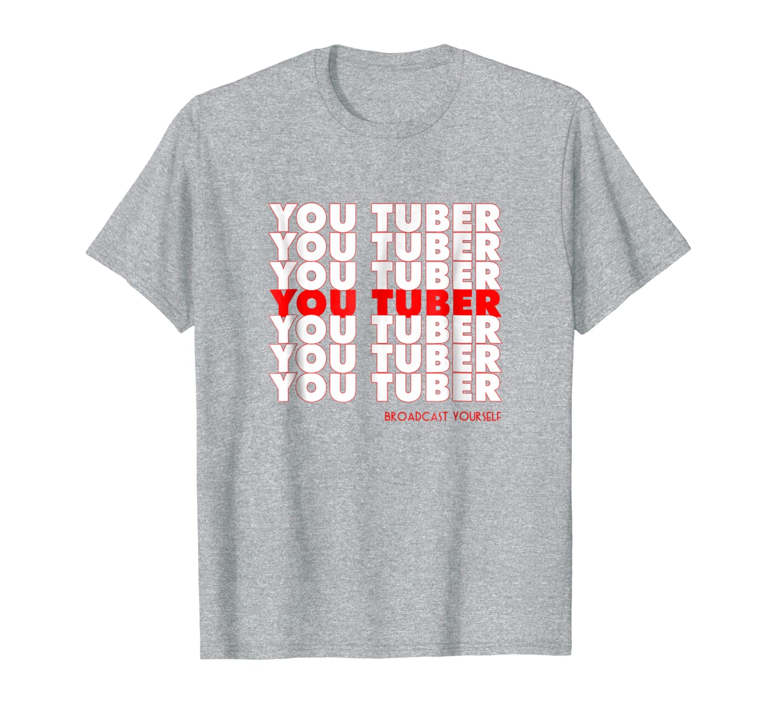Thank You Broadcast yourself Grocery Bag Tuber Cute Tshirt-image-702201996