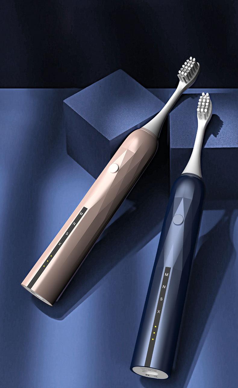 

New Intelligent Whitening Sonic Electric Toothbrush 4 Mode USB Charging Ipx7 Waterproof Soft Hair Automatic Electric Toothbrush