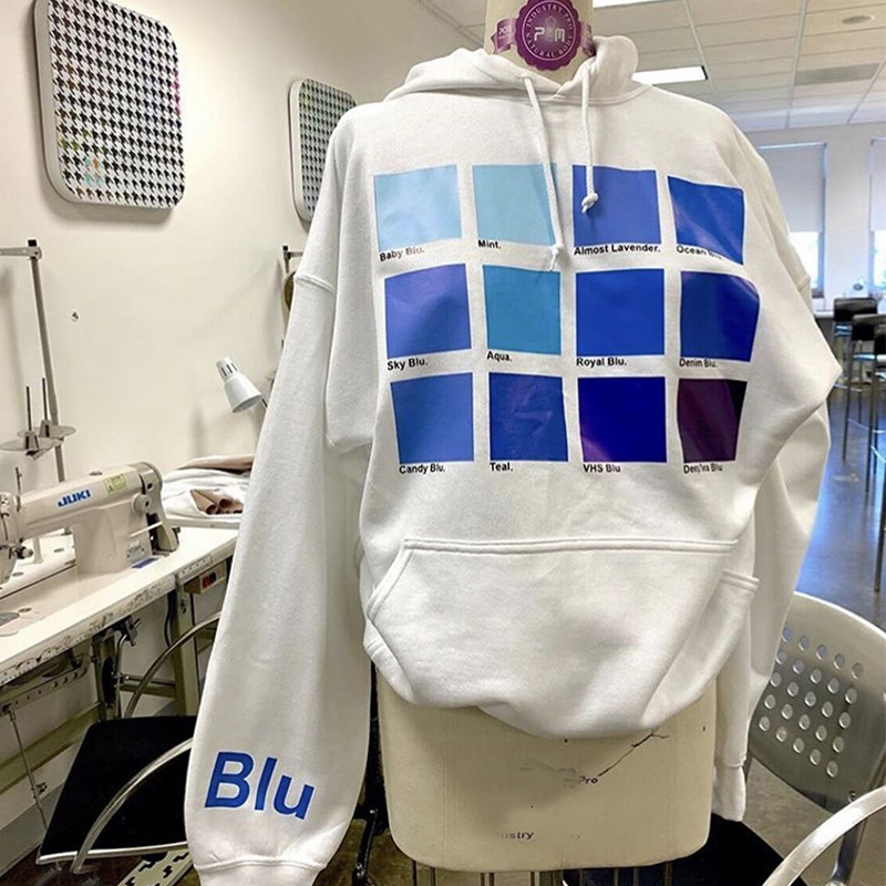 

2021 Blue Plaid Printing Japan Style Fashion Hoodie Women Oversized Sweatshirt Casual Harajuku Plus Size Girls Winter Tops Nyaq, Black