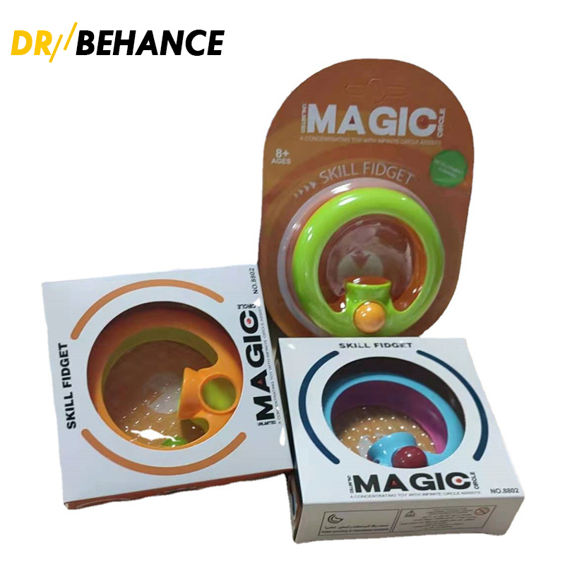 

Fidget Loopy Looper Flow Decompression toy The Original Marble hand Spinner- Skill Adult Child