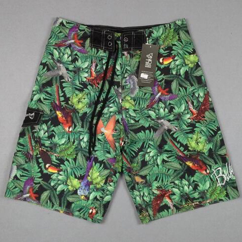 

Fashion Boardshorts Men's Board Shorts New Bermuda Masculina Man Summer Beach Pants Wear Quick Dry Print Swiming Swimsuit, White;black