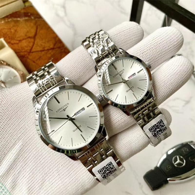 

Wristwatches Top Couple Watch For Lovers 3Bar Waterproof Date Clock Watches Pair Men And Women, 01