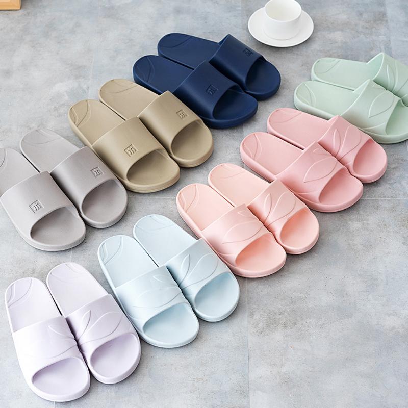 

Men's And Women's Home Solid Color Pvc Solid Slippers Quick-drying Light-weight Penetrating Slippers Retro Casual Slippers#, Khaki