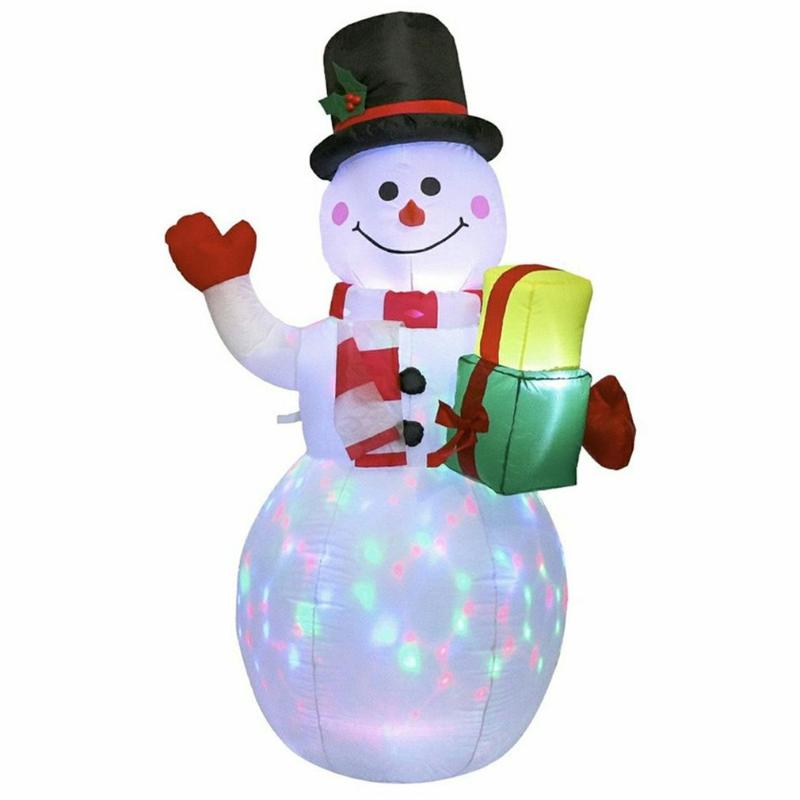 

Christmas Decorations Snowman Inflatable Model Led Luminous Holiday Decoration Garden Ornaments