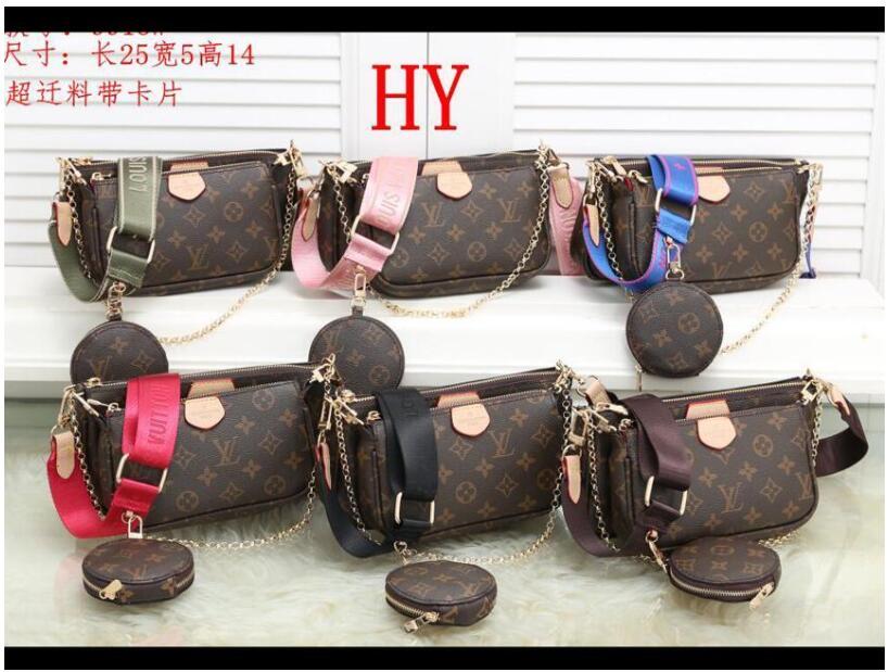 

2021 GGLVLouisVutton YSLVITTON presbyopic three-in-one chain bag shoulder strap one messenger bages leather mahjong