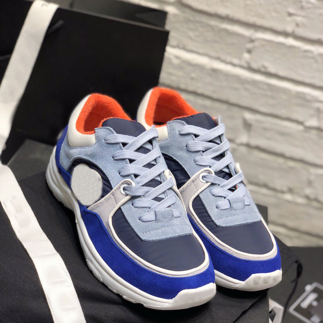 

2021 Women Designer sneakers Luxury leathe r casual shoe s men shoes genuine leather fashion Mixed color original box 006