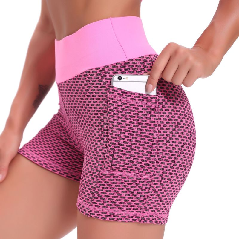 

Breathable Women Yoga Outfit Is Sports Essential High-waist Shorts Exercise Leggings Women' Compression Running Hip, Black
