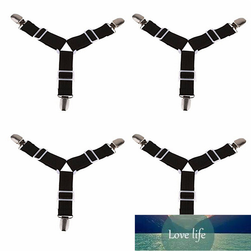 

Adjustable Bed Sheet Clips Cover Grippers Holder Mattress Duvet Blanket Fastener Straps Fixing Slip-Resistant Belt 2PCS
