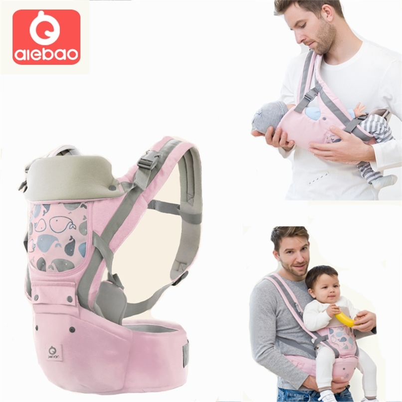 Baby Ergonomic Sling Front Hug Waist Stool Holding Belt Porte Kangaroo Hip Seat Versatile for The Four Seasons 211025-image-735357564