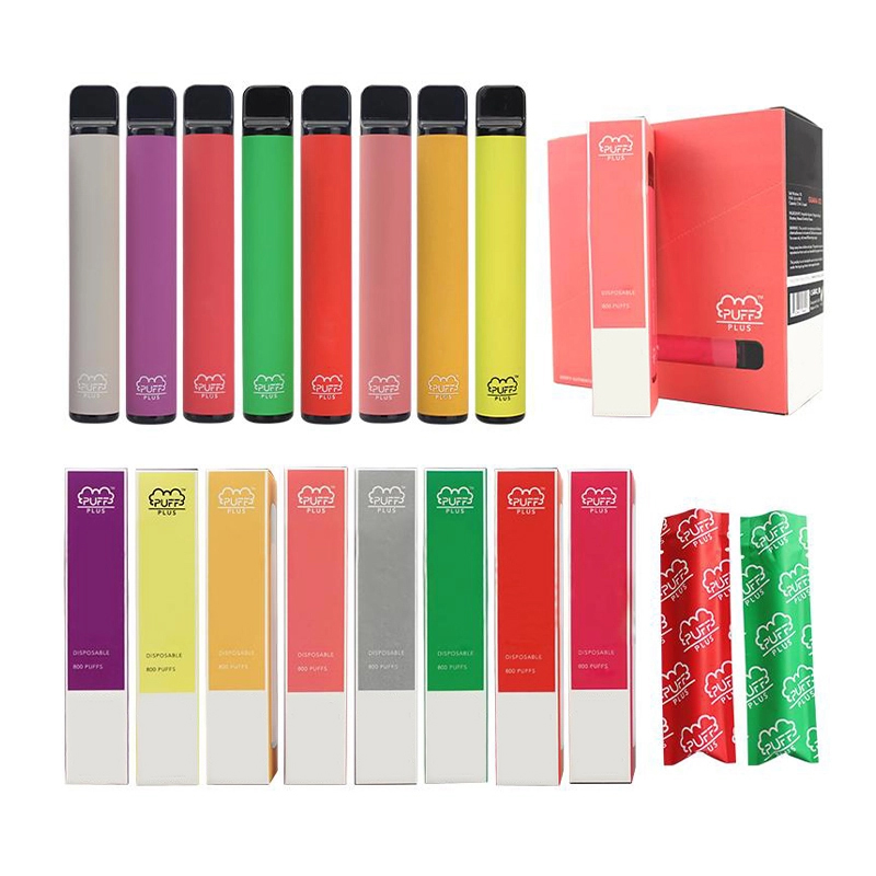 

Puff Plus Disposable vape pen Kit 800+Puff 550mAh Battery 3.2ml Cartridge Vape Empty Pen Portable Vaporizer PK Puff XXL Quick delivery
