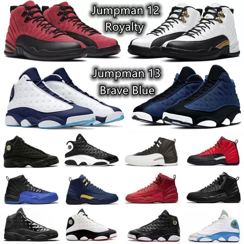 

Jumpman 13 Brave Blue Royalty 12 mens basketball shoes 13s Houndstooth Del Sol Court Purple Obsidian 12s Reverse Flu Game Royal Utility trainers sports sneakers 40-47, Color#1