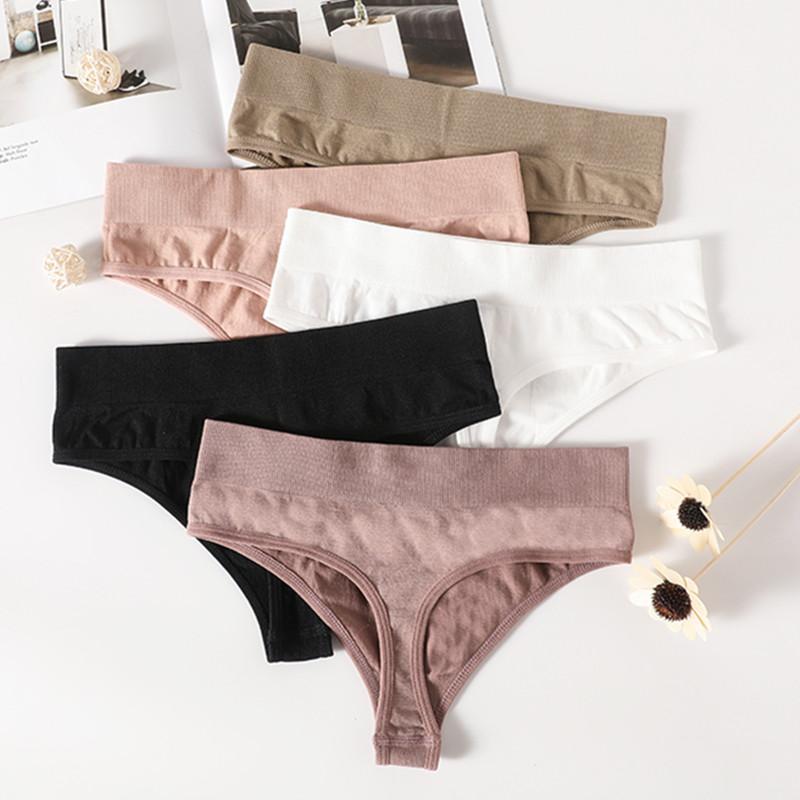 

Women's Panties Lady Women Sexy Briefs Thong Fashion Girl G-String OL Underwear Student Underpants Female Lingerie, Black