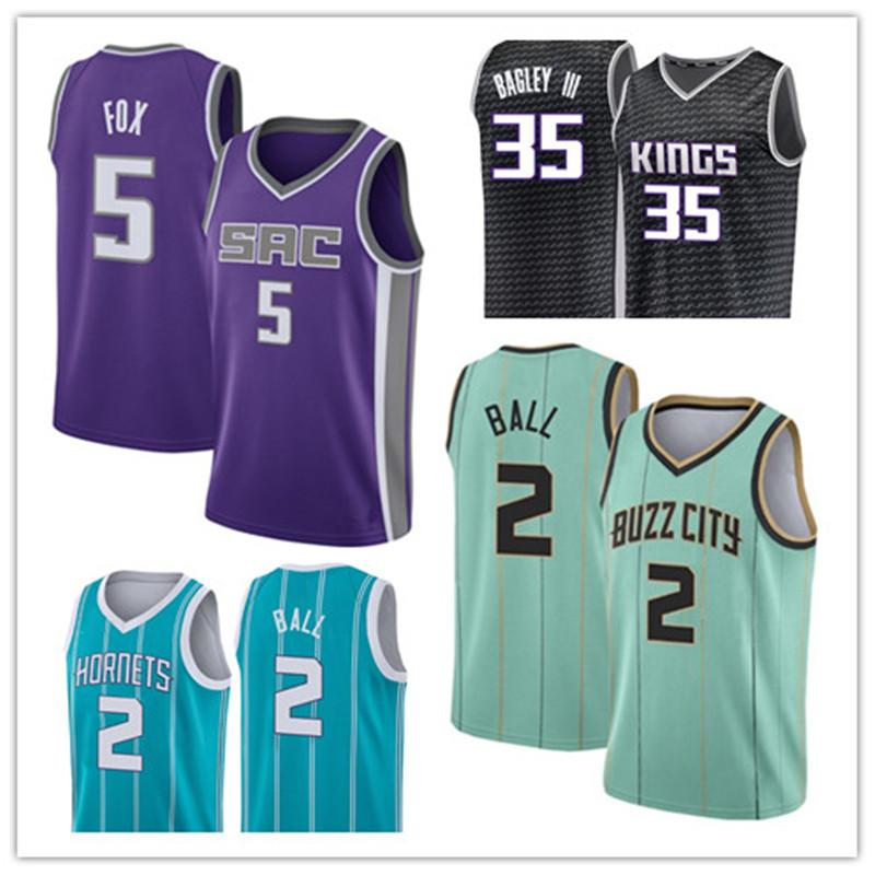 

Charlottes Jersey Hornetes LaMelo 2 Ball Gordon 20 Hayward Basketball Jerseys