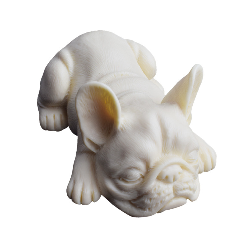 

3D Cute Lovely Dogs Mousse Cake Mold Bulldog Ice Cream Silicone Baking Gumpaste Tools Dessert Molds For Cake Decoration K699 210225