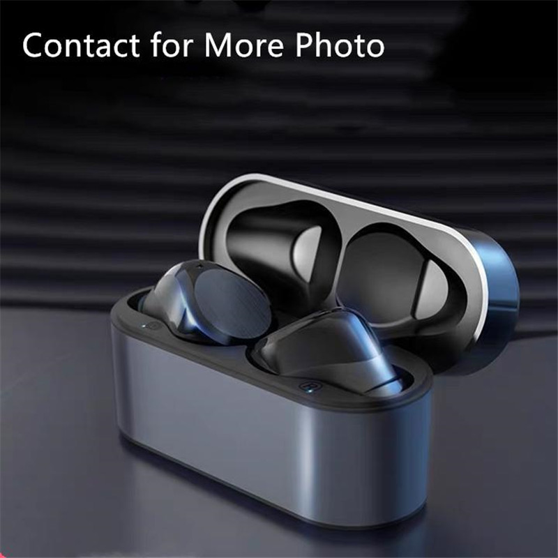 

Wirless Earphone earphones Chip Transparency Metal Rename GPS Wireless Earbuds Charging Bluetooth Headphones Generation In-Ear Detection For Cell Phone with box, White