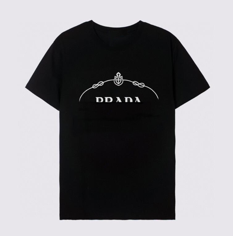 

22 summer new pattern Men's Women's T-shirt tee Polos Short Sleeves High Quality pure cotton brand Men's designer T-Shirts pd, Black