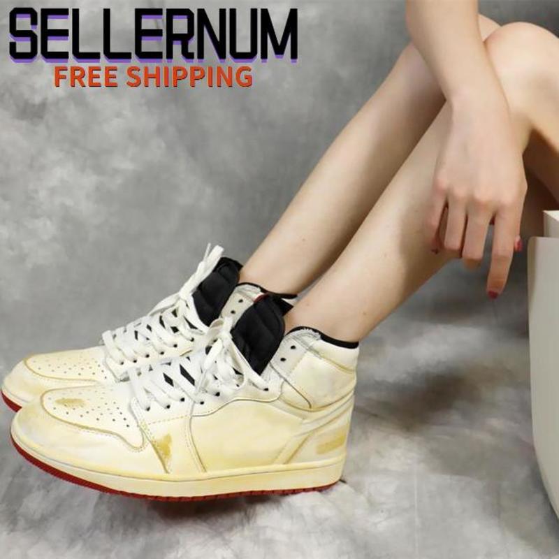 

Shoes Jumpman 1 Retro High Nigel Sylvester BV1803 106 SAIL WHITE VARSITY RED REFLECT big gym, Bubble wrap packaging