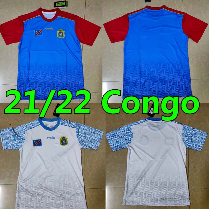 

21/22 Democratic Republic of the Congo soccer jerseys home away bule 2021 2022 Mbemba Christian Luyindama Meschack Elia Samuel Bastien Jacks, Black;yellow