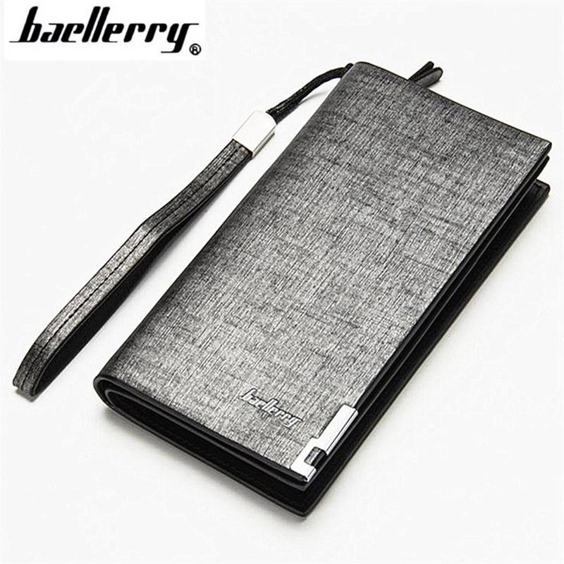 

Wallets Baellerry High Quality Men Multi-function Design Pu Leather Wallet Casual Male Clutch Coin Purse Card Holder Carteira, Black