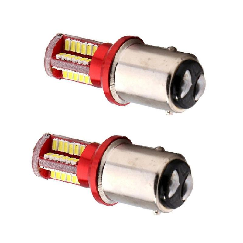 

Car Headlights YSY 10X 1156 BA15S 1157 BAY15D P21w Led Canbus 57 SMD 3014 Turn Lights Brake Tail Lamps Auto Rear Reverse Bulbs