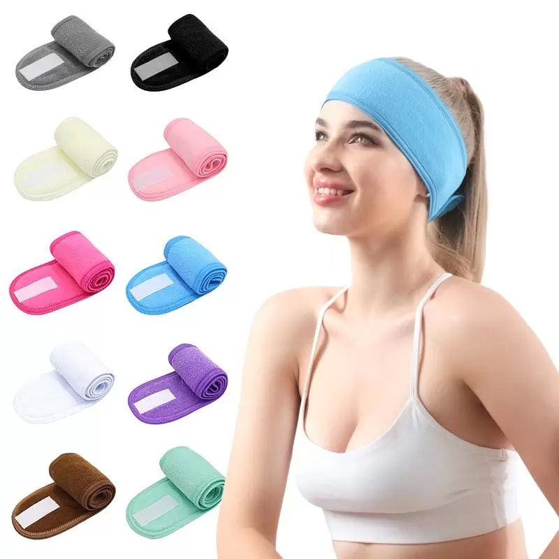 

10 Colors Hairband Women Headbands Cotton Hair band Girls Turban Makeup Hairlace Sport Headwraps Terry Cloth HairPins for Washing Face Shower Yoga Running Spa Mask, Pick colors and quantity