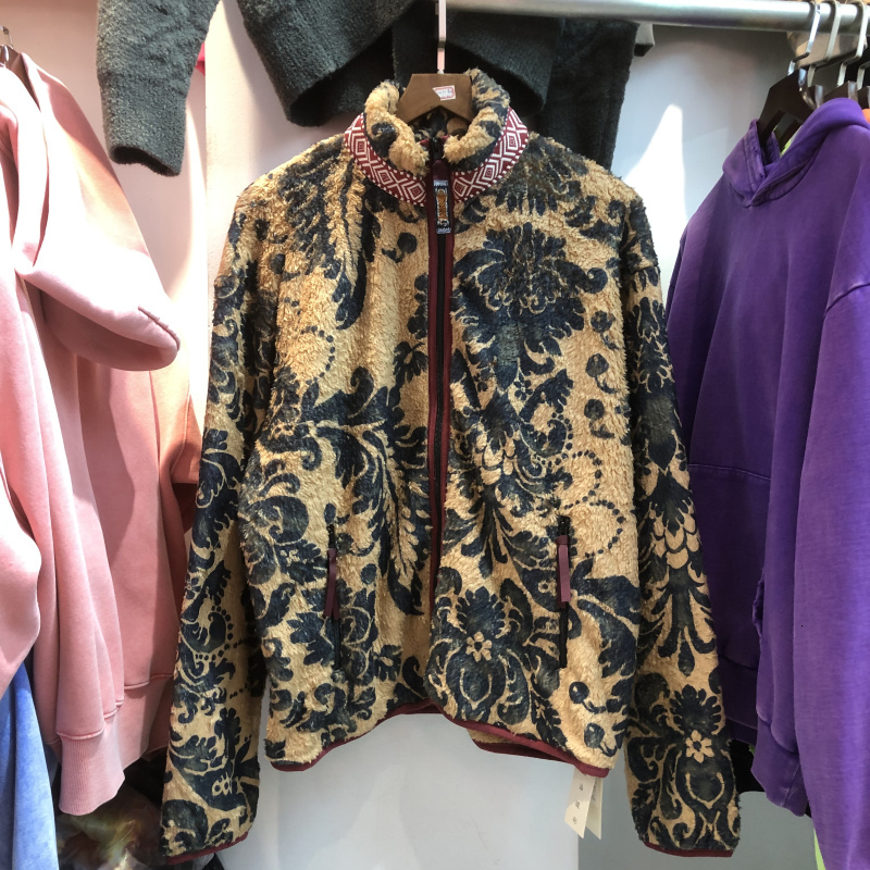 

2021 New Winter Cardigan Kapital Jacket Men Women Tiger Pattern Lamb Wool Jackets Mens Fashion Clothing Trends Reng