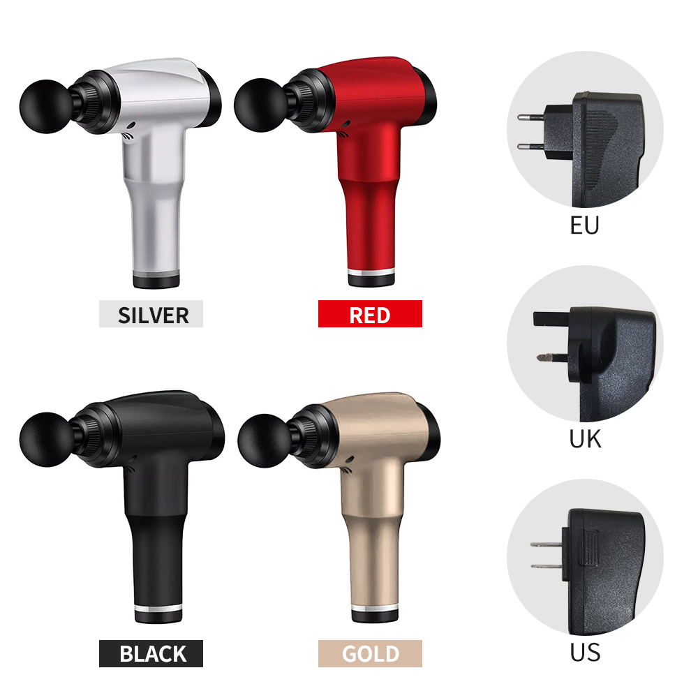 

Massage Gun with 5 Replaceable Massage Heads 6 Speed Level Built in 900mAh Rechargeable Battery for Neck Back Body Pain ReliefScouts