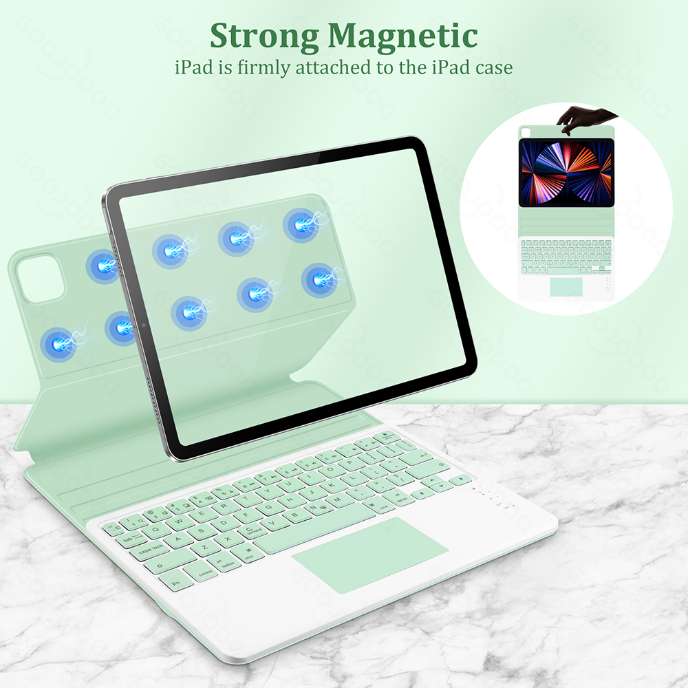 

For iPad Air 4 Case for iPad pro 11 case 2021 2020 with iPad keyboard and Mouse teclado bluetooth Funda Magnetic Charging