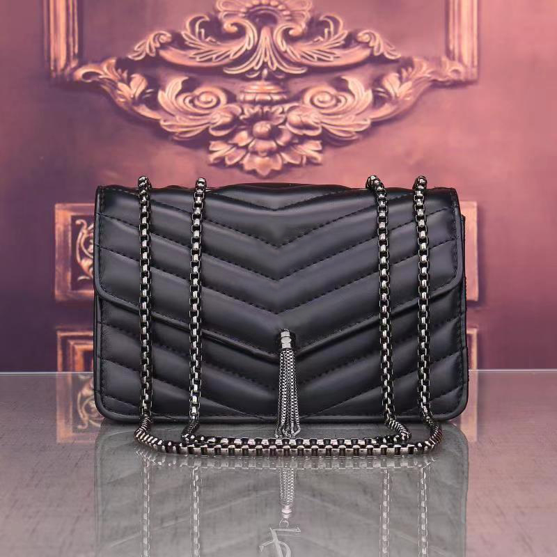 

Luxurys Designers Bags Wallet Handbag Purse Pu Leather Fashion Classic Ladies Chain Shoulder Bag Small Flap Envelope Handbags Messenger Clutch Tote with Tassel, Other styles