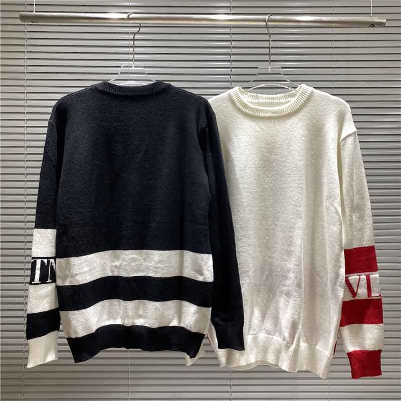 

mens sweater mile wile polo mens classic Embroidery sweater knit cotton Leisure warmth sweaters jumper pullover 5 Colors S-XXL, Black
