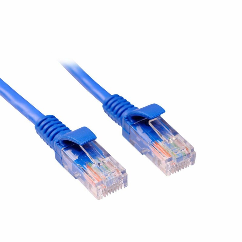

LENTION Cat5e Networking Cable Ethernet Patch, RJ45 Computer Cord 24 AWG 10/100/1000 Mbps (3 ft, Blue)